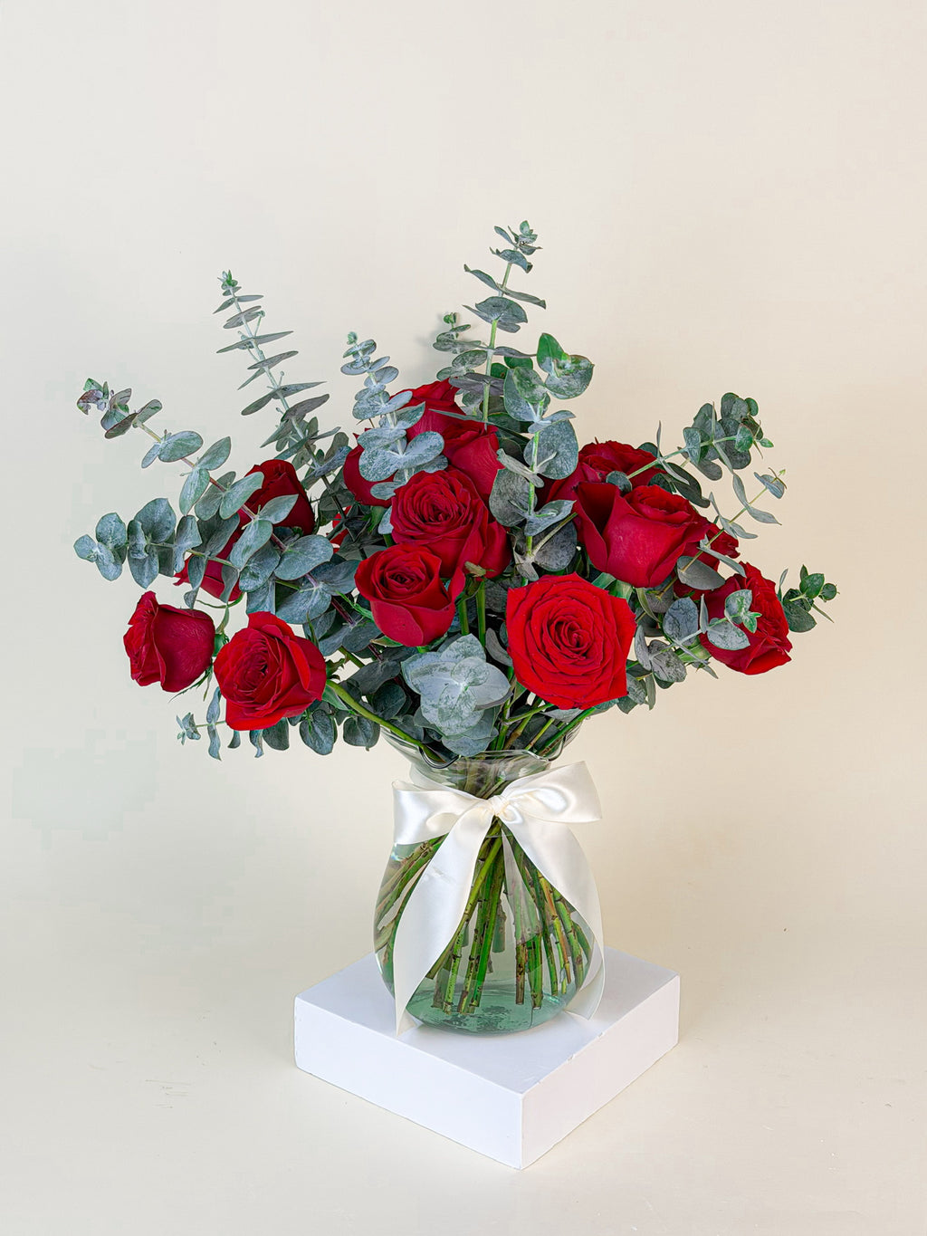 Jarrón de 24 Rosas