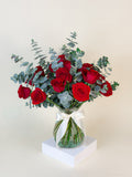 Jarrón de 24 Rosas