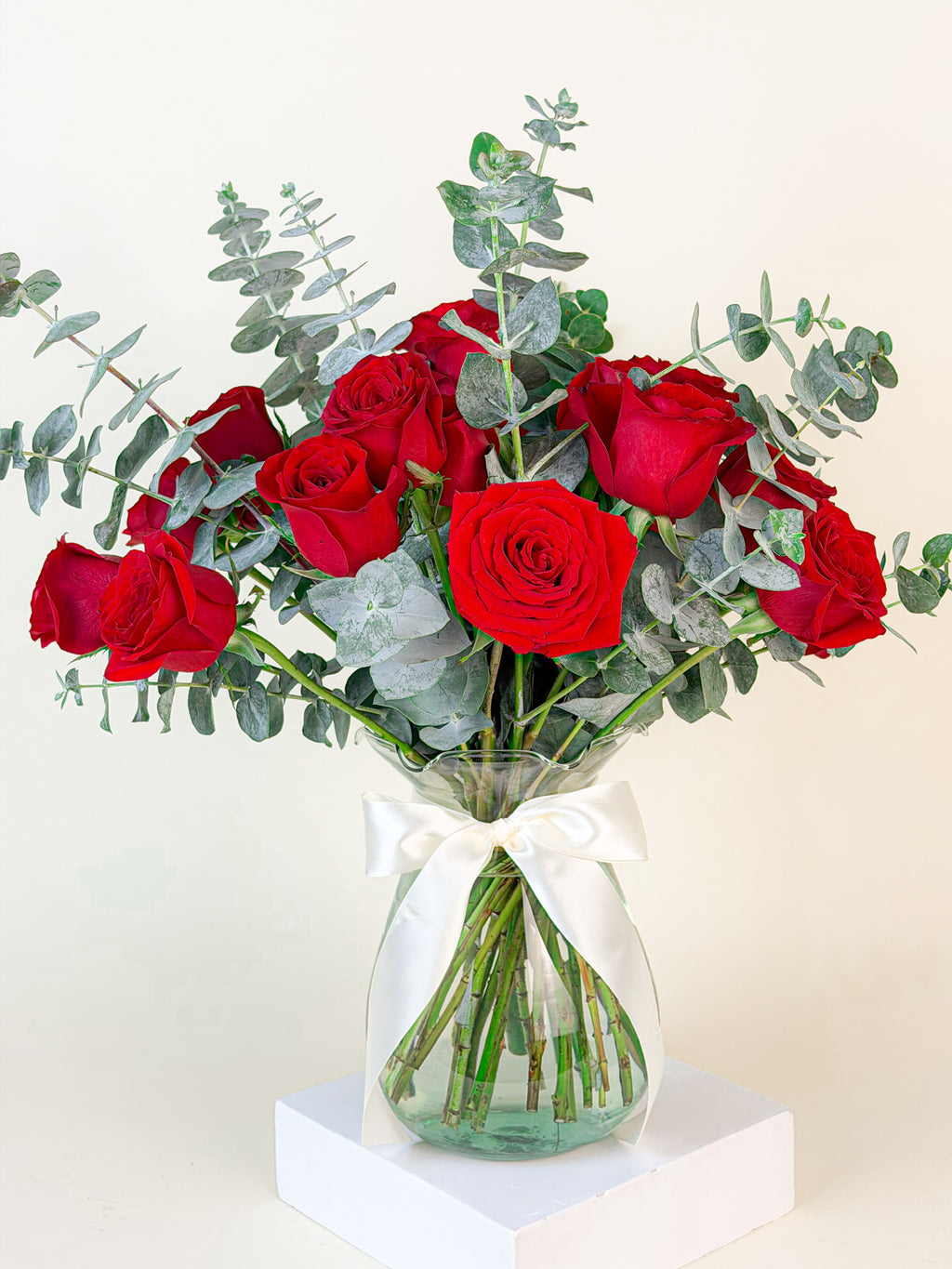 Jarrón de 24 Rosas