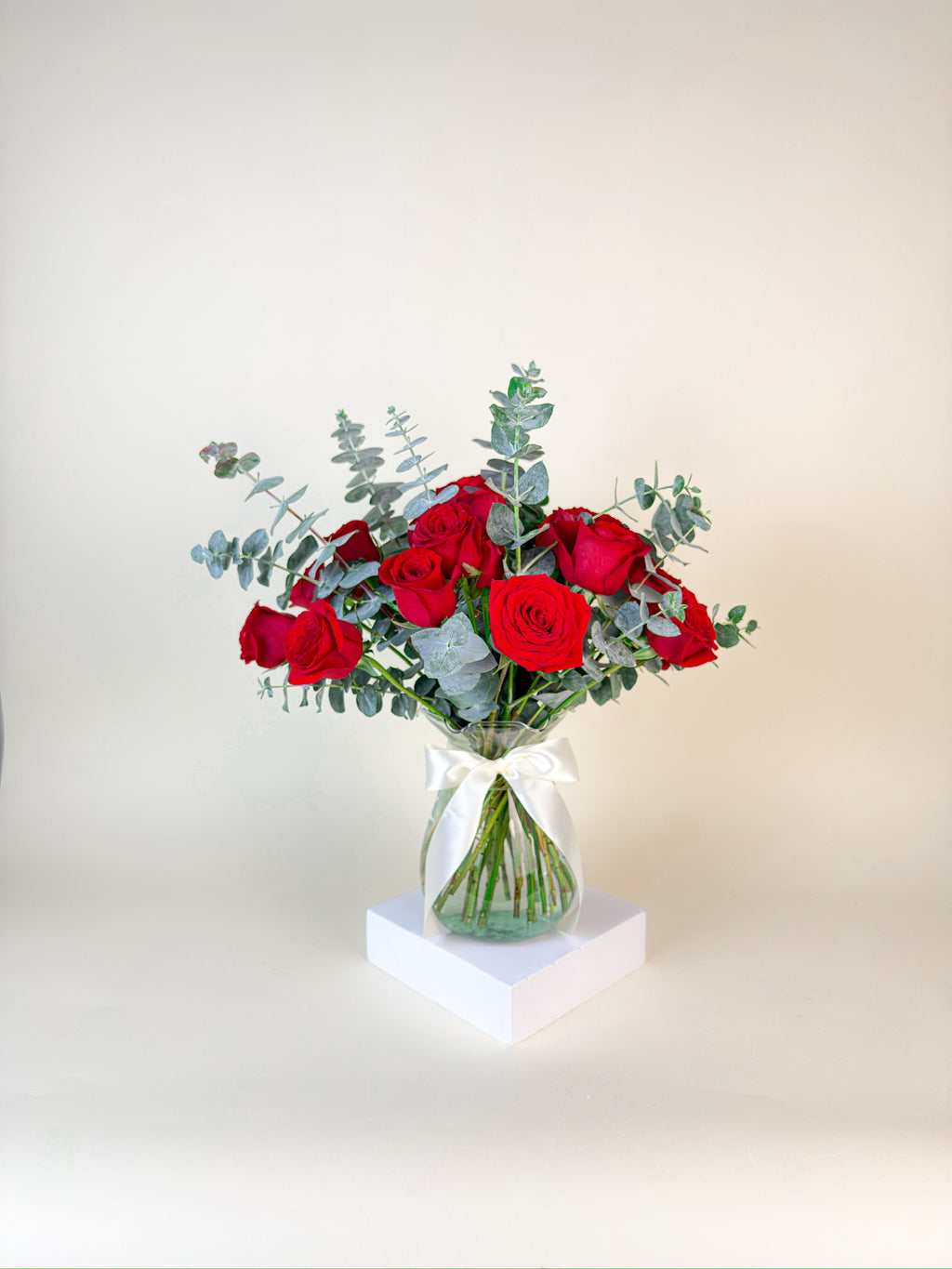 Jarrón de 24 Rosas